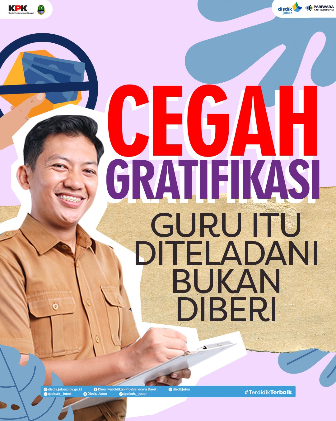 Kampanye Cegah Gratifikasi Disdik Jabar bersama KPK